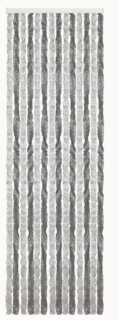 Klassikko Oviverho Acapulco 56x205 cm harmaa/valkoinen - Oviverhot - 7233105NC50 - 1