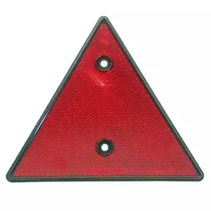 Kolmioheijastin Punainen Ruuvikiinnitys - Peräkärryn heijastimet - 15150 - 1