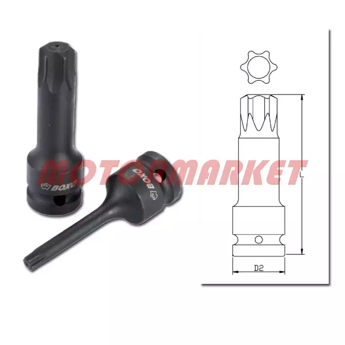 Konehylsyavain 3/8"T20Torx - Hylsyt - 284-B30-KINXT20 - 1