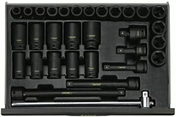 Konehylsysarja 3/4" Boxo Työkaluvaunuun - Työkalumoduulit työkaluvaunuihin - 284-BXP030 - 1