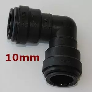 Kulmaliitin 10mm kovalle putkelle Kulmaliitin 10mm - Muut vesijärjestelmän osat - 0700610 - 1