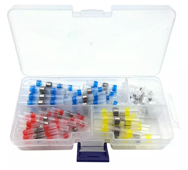 Kutisteliitin tinalla 100 kpl - Kutisteliittimet - 12000034778449570 - 1