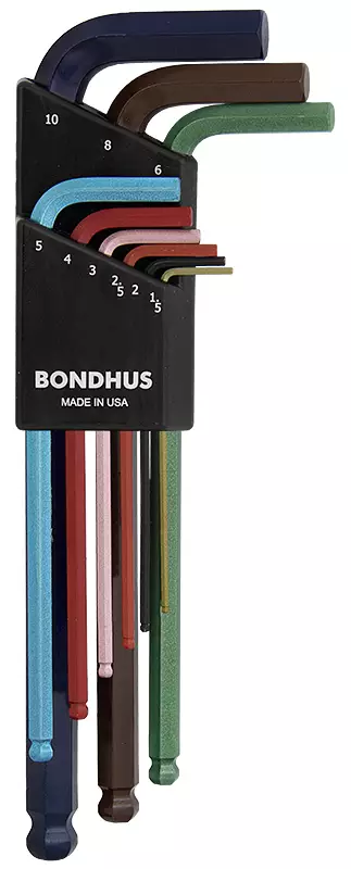 Kuusioavainsarja 1,5- 10mm - Pallopää - Räikät ja vääntimet - BH132460 - 1