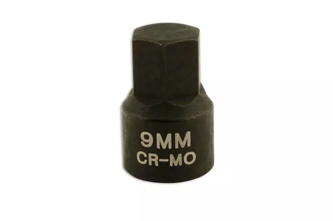 Kuusiokoloavain 9 mm 1/4" Lyhyt - Jarrutyökalut - 258-5680 - 1