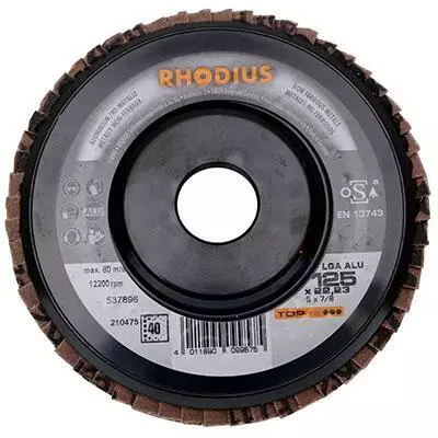 Lamellilaikka LGA Alumiini 125 mm A060 - Lamellilaikat - 287-LGA125060 - 1
