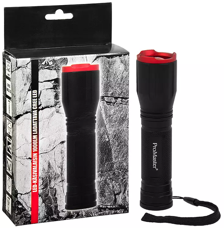 LED-taskulamppu 1000 lm ladattava - Taskulamput - LM99000 - 1