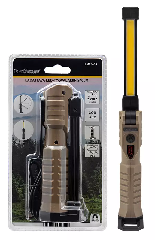 LED-työvalaisin 240 lm ladattava - Taskulamput - LM72400 - 1
