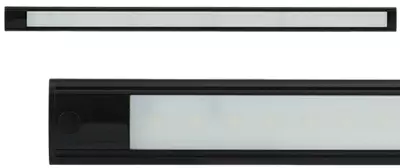 LED Sisävalo Kapea Ilman Katkaisijaa 12V 600x40x11 mm Musta - LED-sisävalot - 1614-40660 - 1