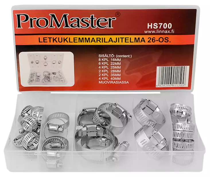 Letkuklemmarit 26-osaa - Pientarvikevalikoimat - HS700 - 1
