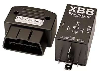 XBB Dongle + PowerUnit lisävalojen kytkentäsarja 9-36V Bluetooth 15A+5A - XBB Dongle ja lisävarusteet - 1605-WK070 - 1