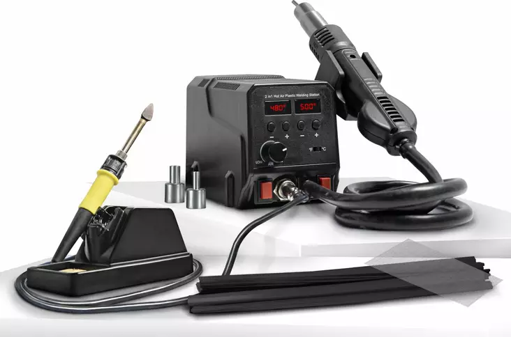 M-Pro muovikorjaussarja kuumailmapuhaltimella 230v - Muovinkorjaus - HUB31040 - 1