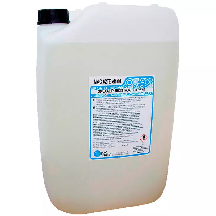 MAC 62TE OKSAALIPESUAINE 20L - Teho- ja liuotinpesuaineet - MAC62TE-20 - 1