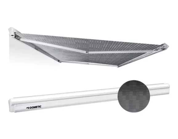 Markiisi Dometic PW 1100 2,60x2,00 harmaa Perfectwall valkoinen - Markiisit Dometic - 9103104400 - 1