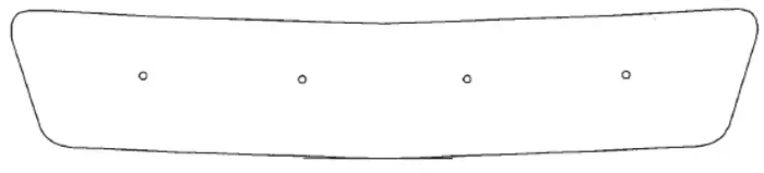 Maskisuoja Mercedes-Benz Vito 1996-2003 - Mercedes-Benz maskisuojat - TS50 - 1