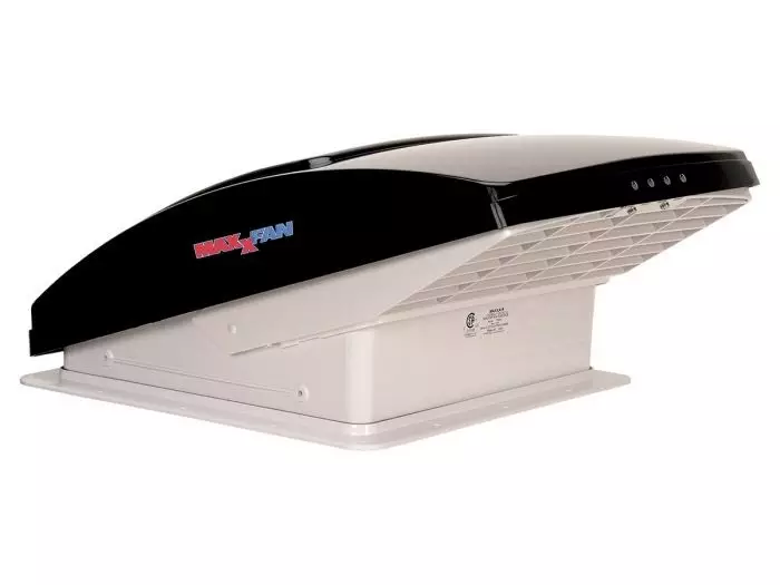 MaxxFan Deluxe kattoluukku 40x40, savu - Kattoluukut ja osat - 00-07500KI40 - 1