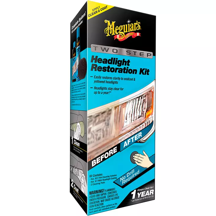 MEGUIARS HEADLIGHT 2STEP RESTORAT. KIT - Umpion kiillotus - G2970 - 1