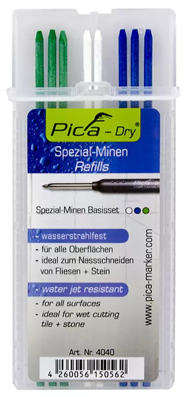 Merkintäkynän Lyijy Dry Sin/Vihr/Valk - Tussit ja kynät - MA40400 - 1