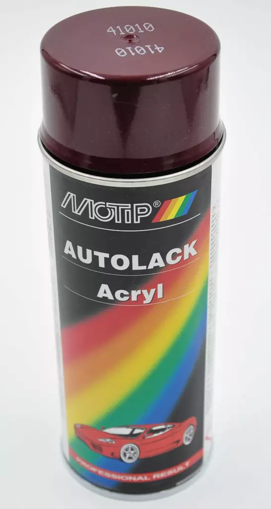Motip automaali 400 ml 41010 - Automaali spray värikoodilla - 104-41010 - 1
