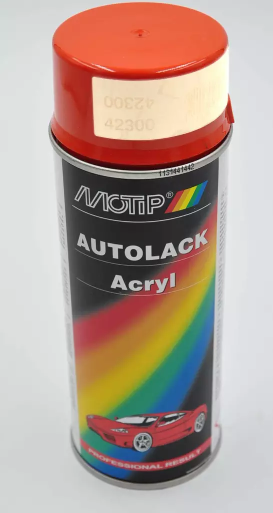 Motip automaali 400 ml 42300 - Automaali spray värikoodilla - 104-42300 - 1