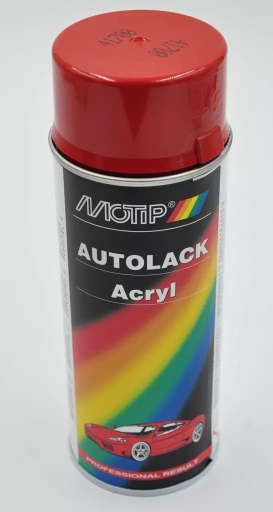Motip Automaali 41700 RAL3000 - Automaali spray värikoodilla - 104-41700 - 1
