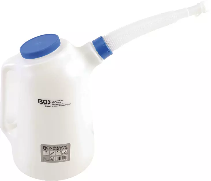 Nestekannu kaatonokalla 8l - Suppilot ja kannut - BGS9570 - 1