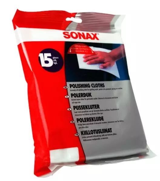 Nukkaamaton Kiillotusliina 15 kpl Sonax - Auton Pesuvälineet - SO422200 - 1