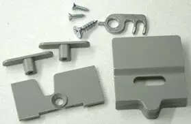 Oven liukusalpa harmaa, taivutettu - Jääkaappien varaosat Dometic - 241275780 - 1