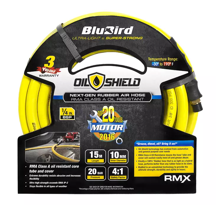 Paineilmaletku 15 m 3/8" OilShield - Paineilmaletkut ja -kelat - MV131940 - 2