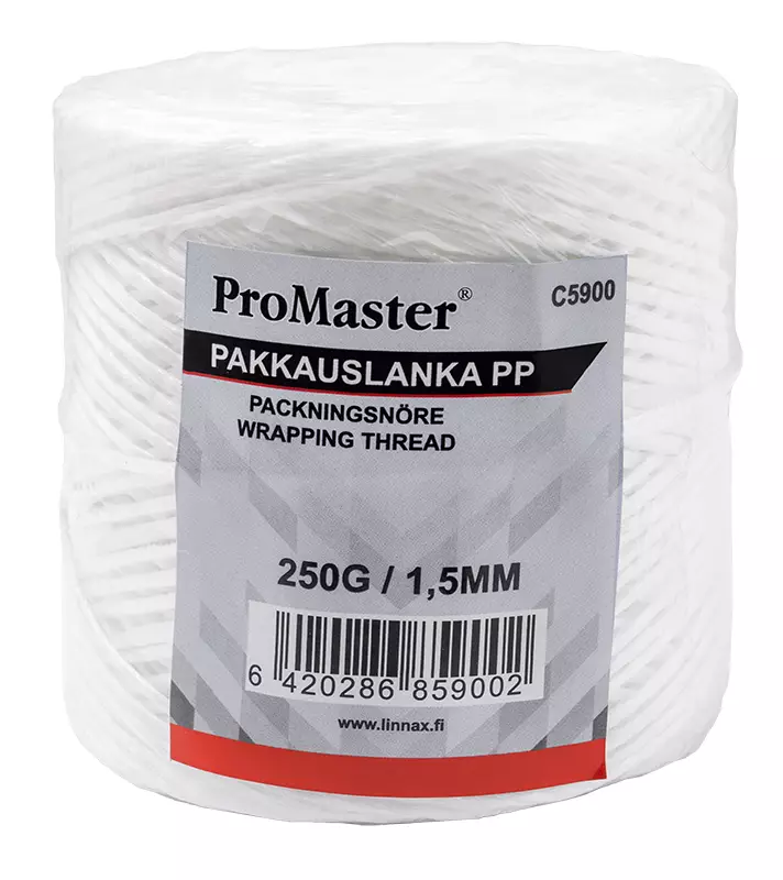 Pakkauslanka PP 250 g 1.5 mm - Köydet, narut ja vaijerit - C5900 - 1