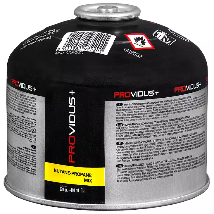 Providus Nestekaasusäiliö 22G 7/16" 70% Butaania 30% Propaania - Kaasupolttimet - CGV220 - 1