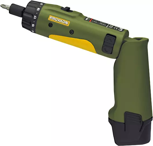 Proxxon pieni akkuruuvinväännin KS/A, sis. akku ja laturin - Proxxon käsikäyttöiset laitteet 12V - 29840 - 1