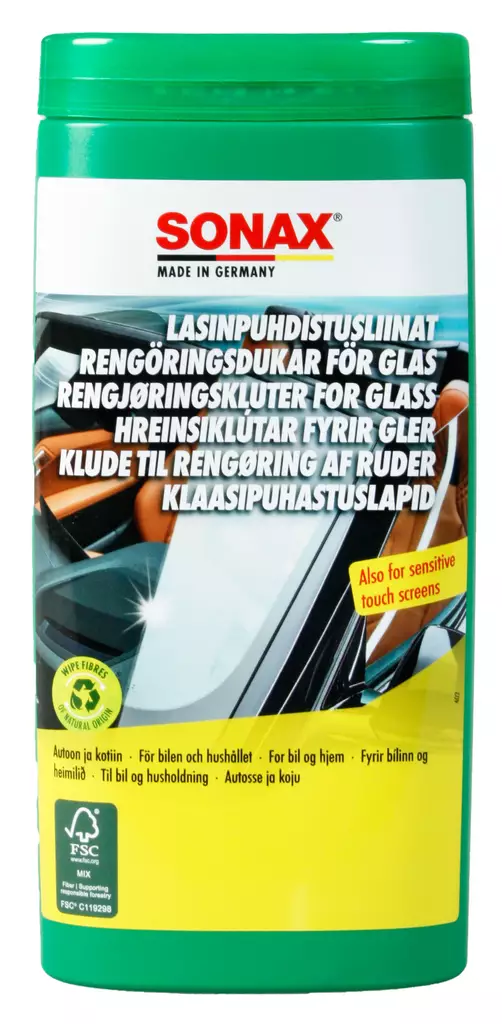 Puhdistusliina ikkuna- ja peilipinnoille - Auton Pesuvälineet - SO412000 - 1