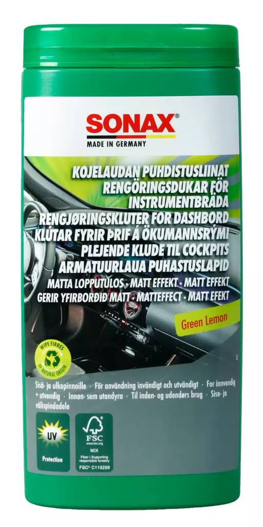 Puhdistusliina kojelaudalle 25 kpl - Auton Pesuvälineet - SO412800 - 1