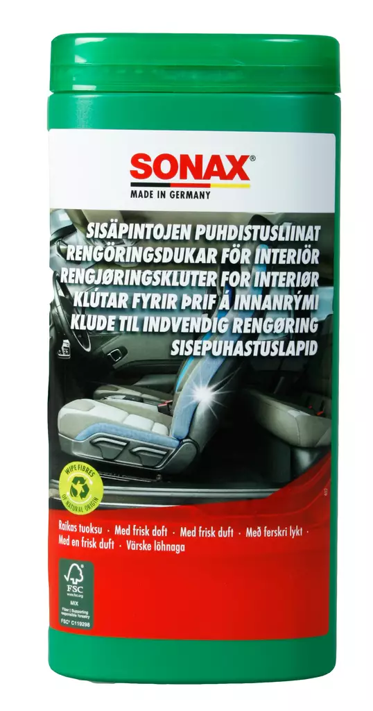 Puhdistusliina sisäpinnoille 25 kpl - Auton Pesuvälineet - SO412200 - 1
