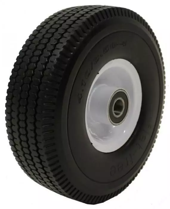 Puhkeamaton kumipyörä 3.50-4 PU - Perävaunun vanteet/renkaat - 1640 - 1