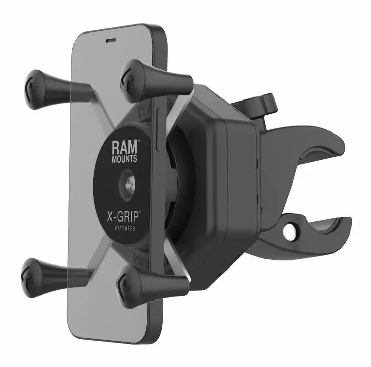 RAM Mounts X-Grip teline putkikiinnikkeellä ja vaimentimella 1.875" - 3.25" - RAM Mounts laitepidikkeet - RAMHOLUN746240 - 1
