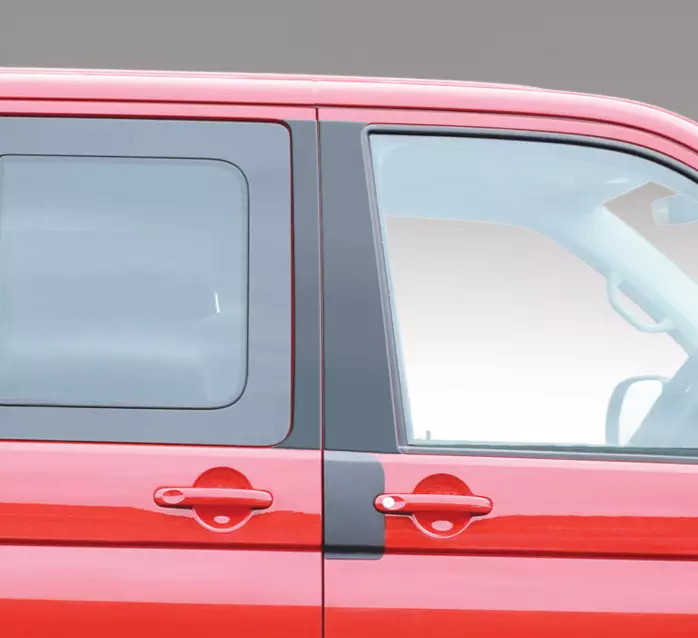 RGM ovipilarin suoja VW Transporter T5/T6/T6.1 - Volkswagen takapuskurin suojat - BPC100 - 1