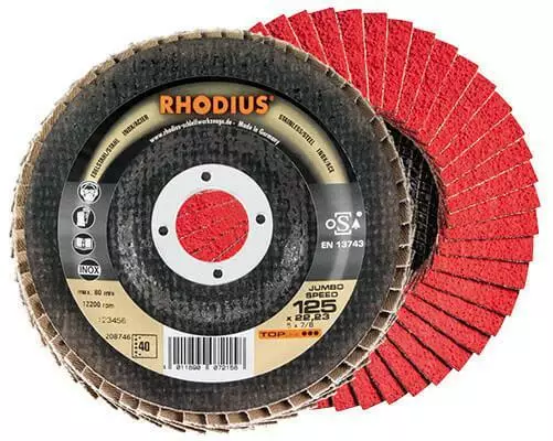 Rhodius Lamellilaikka Jumbo Speed Cer.125mm A080 - Lamellilaikat - 287-JSC125080 - 1