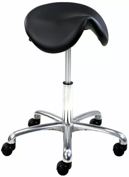 Satulatuoli Musta Nahka 510-710 mm - Työtuolit - 699-200500 - 1