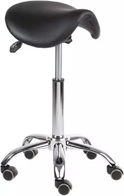 Satulatuoli musta nahka - Työtuolit - 699-200550 - 1