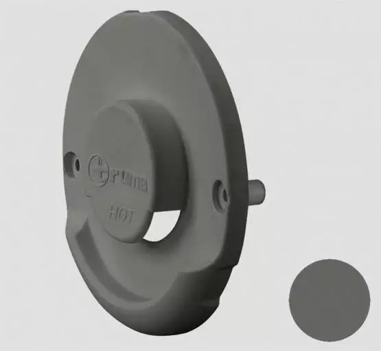 Seinäläpiviennin ulko-osa antrasiitinhar ZR 80 - C-lämmittimien ja Combi varaosat - 36151-10 - 1