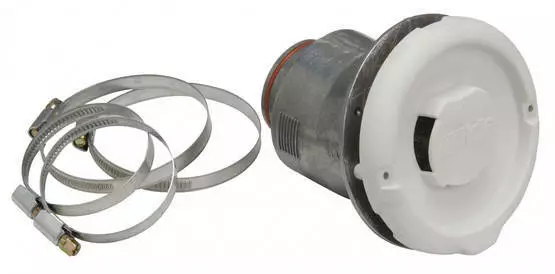 Seinäläpivienti Compact 3020, 3010, 3000 valkoinen ulko-osa - Alde nestekaasulämmittimet ja tarvikkeet - 3010170 - 1