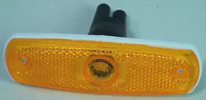 Sivuvalo keltainen upotettava 126x38mm - Äärivalot - 0900350 - 1