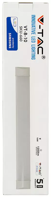 SLIM IP20 10W 300MM 4000K 1200LM - LED-sisävalot - LED660 - 1