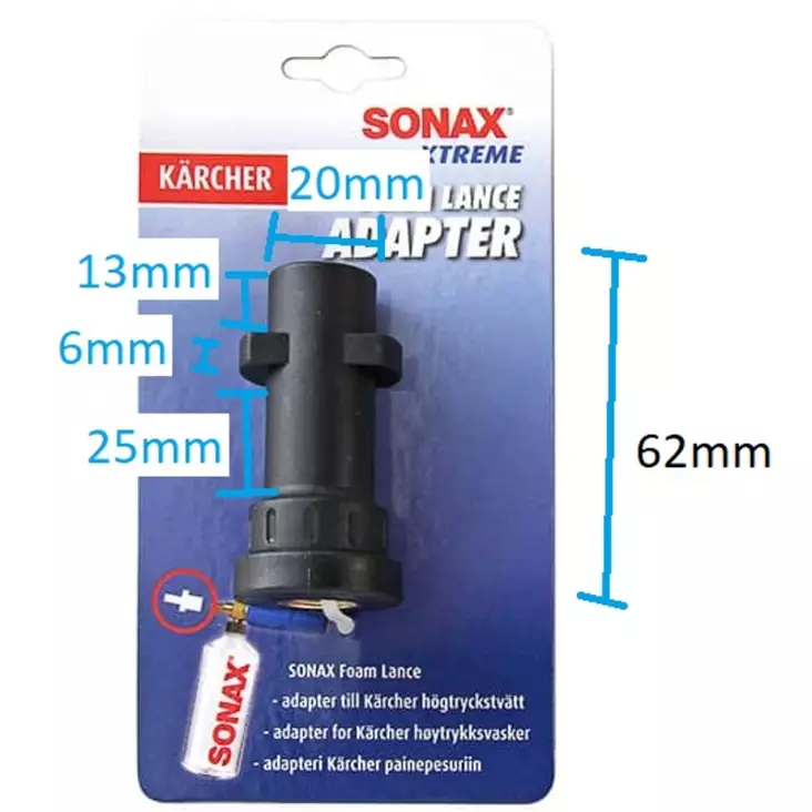 SONAX Foam Lancen adapteri Kärcher K-sarjalle - Vaahdottimet ja adapterit - SO495010 - 1