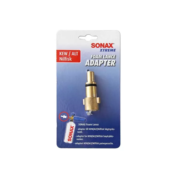 SONAX Foam Lancen adapteri Nilfisk / KEW / ALT painepesuriin - Vaahdottimet ja adapterit - SO495030 - 1