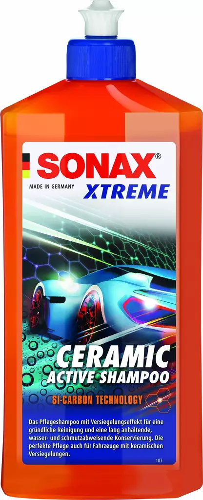 Sonax Keraaminen Shampoo 500 ml Ceramic Active Shampoo SI-Carbon Technology - Autoshampoot - SO259200 - 1