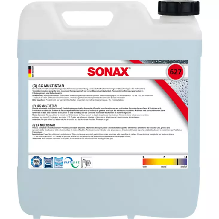 SONAX Multistar yleispesuaine 10L - Autoshampoot - SO627600 - 1