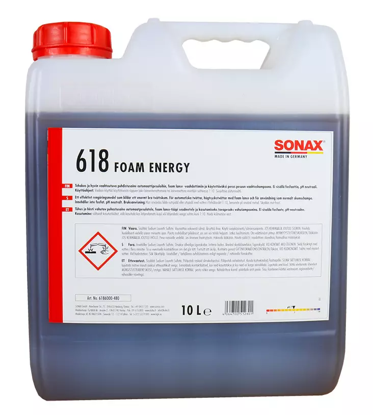 Sonax Proflline Actifoam Vaahtopesu 10L - Vaahdotinpesuaineet - SO618600 - 1