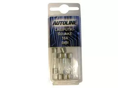 Sulake blister lasi 10A 5kpl 6X32mm - Autosulakkeet - 1569-14100 - 1